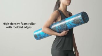 Amazon Basics Foam Roller review for massage, yoga, and exercise routines